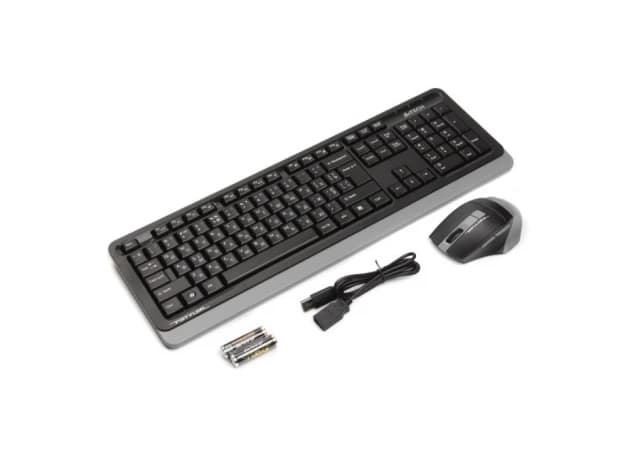 A4-FG1035 A4Tech Fstyler Bezicna tastatura YU-LAYOUT + bezicni mis USB, Grey