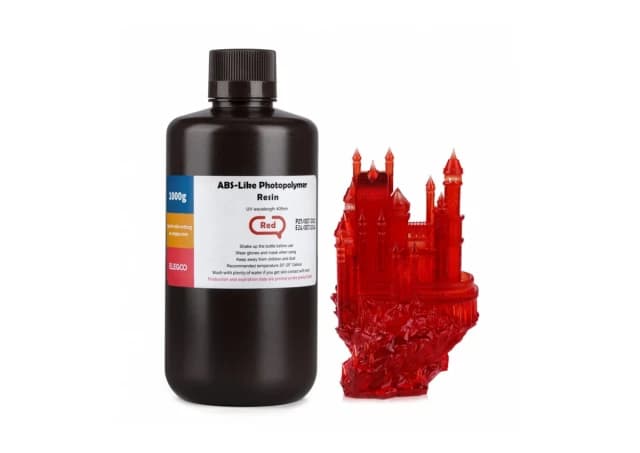 ABS-like Resin 1kg Clear Red