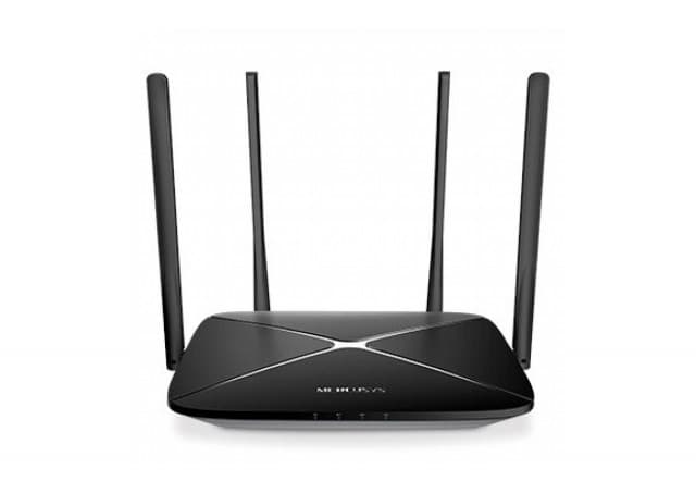 AC1200 Dual Band Wireless Router,  867Mbps at 5GHz + 300Mbps at 2.4GHz, 1 10/100/1000M WAN + 3 10/100/1000M LAN, 4 fixed antennas