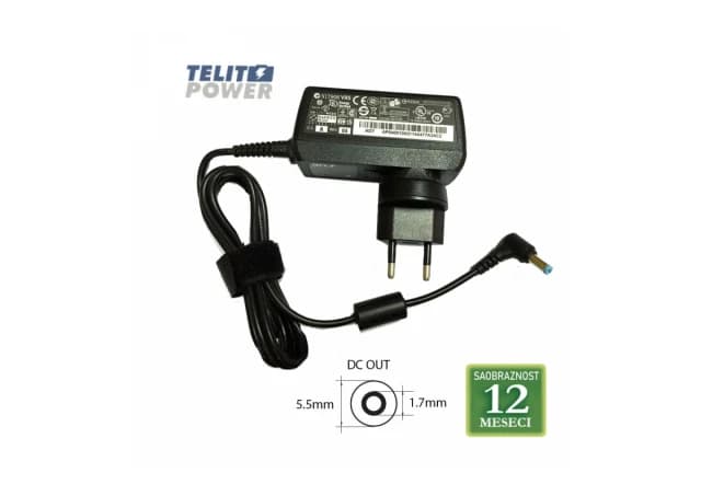 ACER 19V-2.15A ( 5.5 * 1.7 ) 40W-AC17 LAPTOP ADAPTER