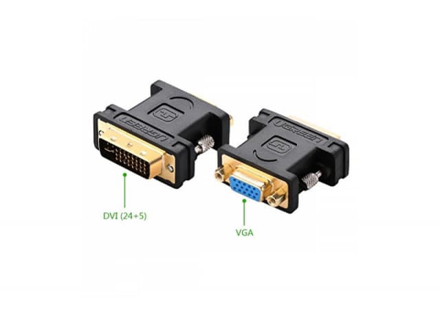 FAST ASIA Adapter DVI-I  (M) - VGA (F) crni 