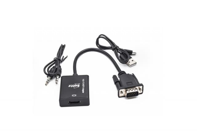 Adapter Kettz VGA na HDMI konvertor + audio 3.5mm V2H