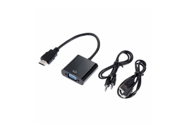 Adapter konverter VGA-HDMI+Audio Linkom M/Ž