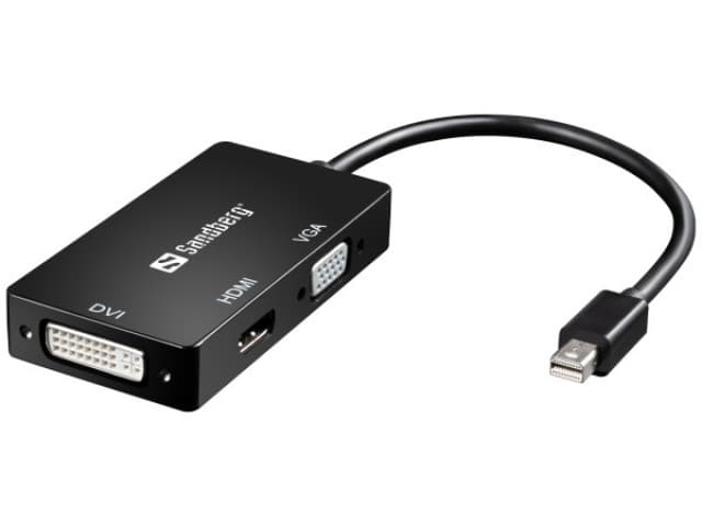 Adapter Sandberg Mini DisplayPort - HDMI/DVI/VGA 509-12