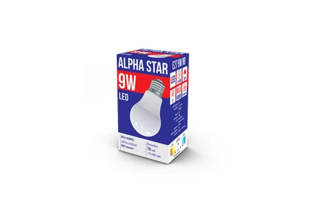 Alpha Star E27 9W NB LED Sijalica 4000K/800Lm/220V,Bela