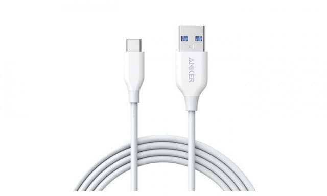 Anker kabl USB/Type C  1,8m bela