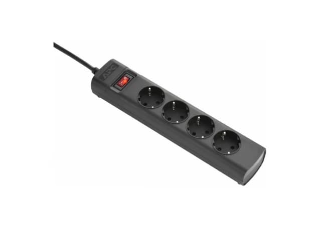 APC UPS Power Strip, 4x CEE 7/3 Schuko outlets, IEC C14 Plug, 230V 10A