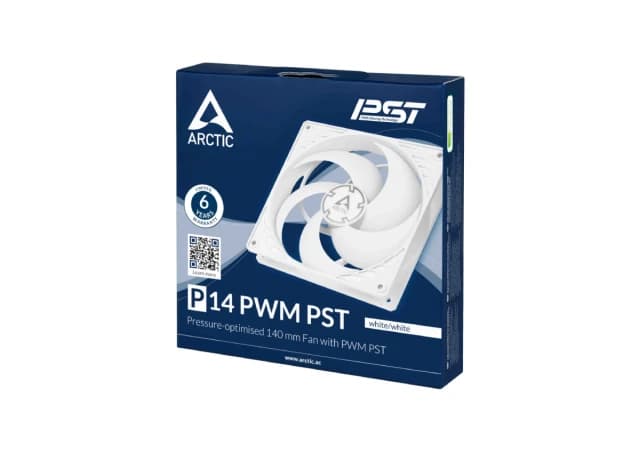 ARCTIC P14 PWM PST 140mm ventilator beli (ACFAN00197A) 