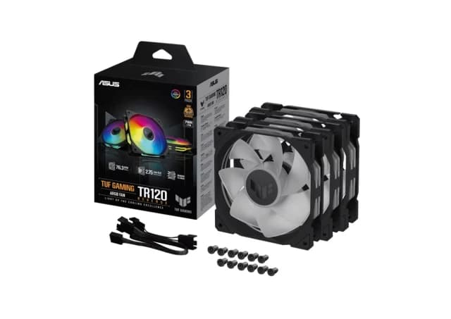 ASUS TUF GAMING TR120 ARGB REVERSE BLACK 3IN1 ventilator 