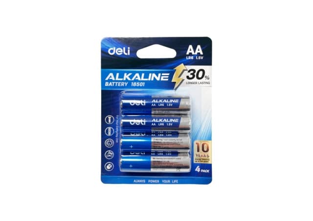 BATERIJE ALKALNE DELI AA LR6 1/4 E18501