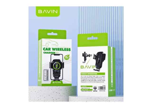 Bavin auto držač/wirelees punjač 15W