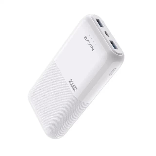 BAVIN Power Bank 20000mAh bela