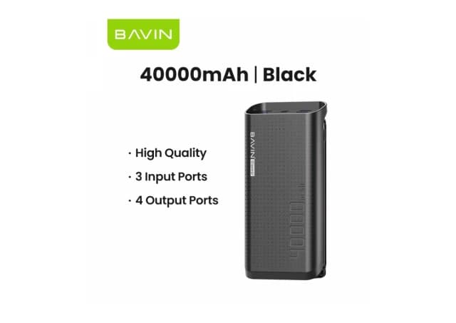 Bavin Power Bank 40000mAh crna