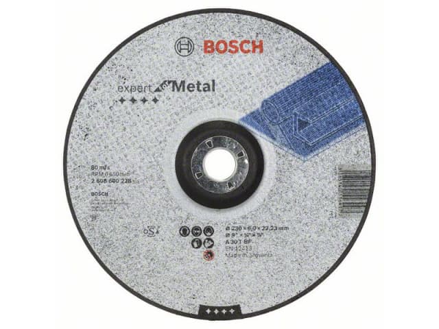 BRUSNA PLOČA O230x22,23x6.0mm ISPUPČENA - METAL