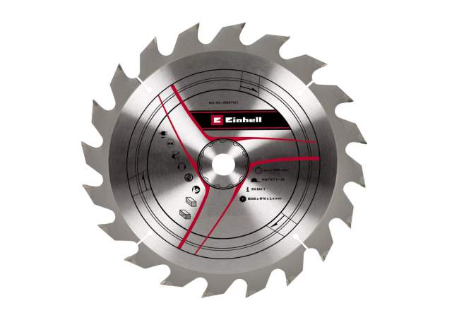 Rezni list Einhell TCT 200 x 16 x 2.4 mm T20 - 49587151