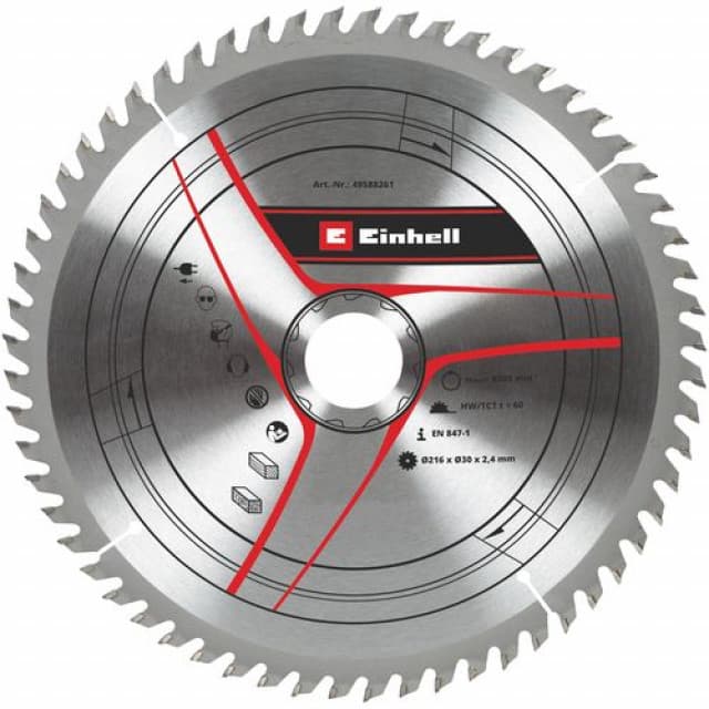 Rezni list Einhell TCT 216x30x28 T60 49588261