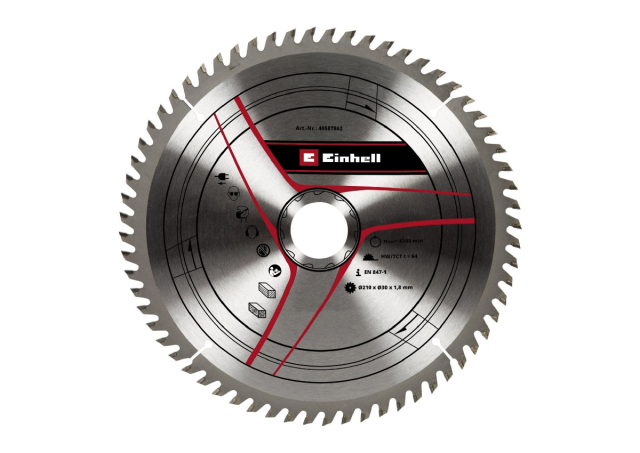 Rezni list Einhell TCT 210 x 30 x 1.8 mm T64 - 49587862