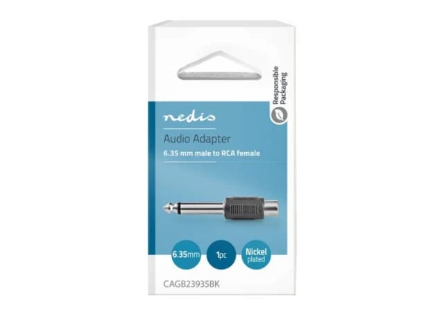 CAGB23935BK Audio Adapter 6.35mm RCA zenski,