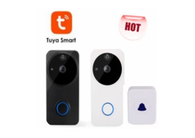 CAM-IP2MP-Z03YGMB Doorbell + Chime 2 mpix microSD tuya app Two-way voice