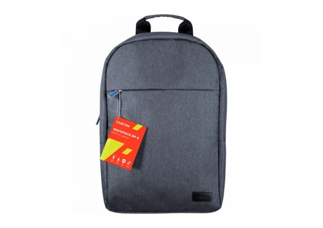 CANYON BP-4, Backpack for 15.6'' laptop, material 300D polyeste, Gray, 450*285*85mm,0.5kg,capacity 12L