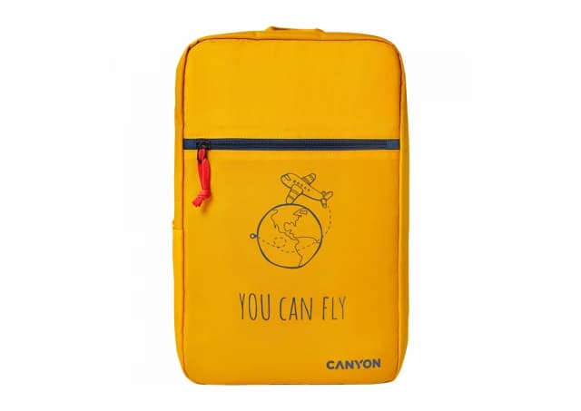 CANYON CSZ-03, cabin size backpack for 15.6'' laptop, polyester,yellow