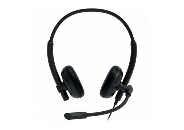 CANYON HS-07, Super light weight conference headset 3.5mm stereo plug,with PVC cable 1.6m, extra USB sound card with PVC cable 1.2m, ABS headset material, size: 16*15.5*6cm. Weight: 100g, Black