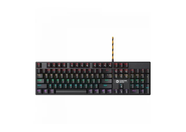 CANYON keyboard Deimos GK-4 Rainbow US Wired Black