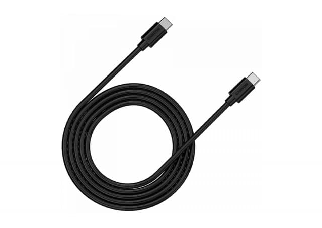 CANYON UC-12, cable 100W, 20V/ 5A, typeC to Type C, 2M with Emark, Power wire :20AWG*4C,Signal wires :28AWG*4C,OD4.5mm, PVC ,black