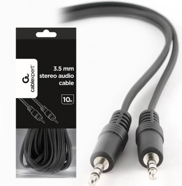 CCA-404-10M Gembird 3.5mm stereo plug to 3.5mm stereo plug audio kabl 10m 1843