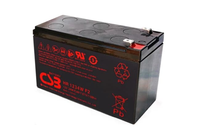 CSB 12V-9Ah, HR1234W Olovna VRLA baterija, 152&#215;65&#215;99, 2.5KG, BLACK