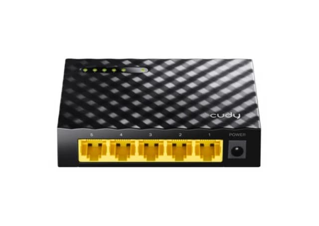 Cudy GS105D 5-Port Gbit Desktop Switch, 5x RJ45 10/100/1000 (Alt. GS105, SG105, PFS3005-GT-L)