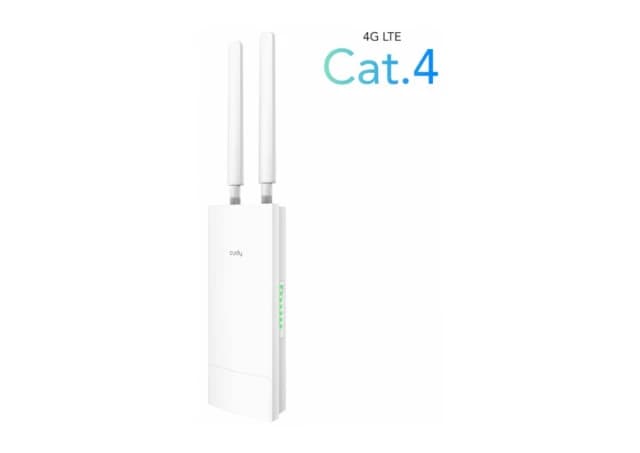 Cudy LT400 Outdoor 4G LTE Cat 4 N300 Wi-Fi Router, Nano SIM Slot, 10/100Mbps WAN/LAN