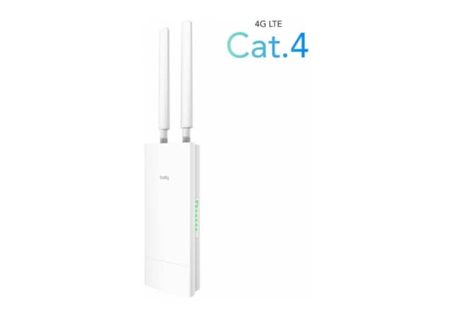 Cudy LT500 Outdoor 4G LTE Cat 4 AC1200 Wi-Fi Route, Nano SIM Slot, 10/100 Mbps WAN/LAN