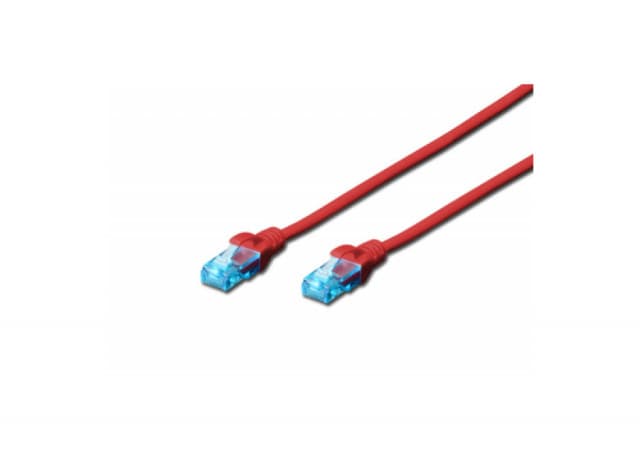 DK-1512-030/R patchcord kabl 5e U/UTP CCA 3m crveni