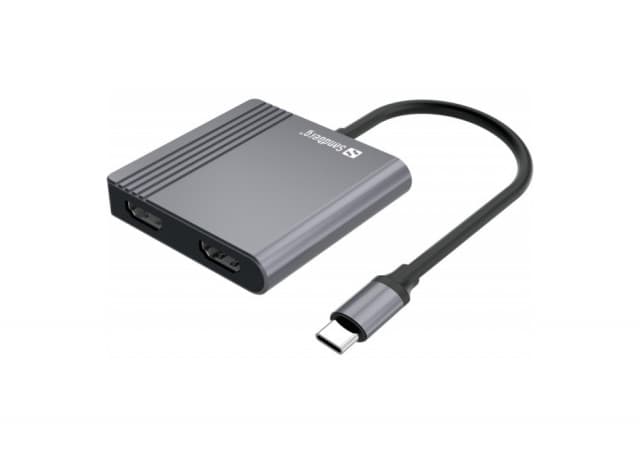 Docking station Sandberg USB-C Dock 2xHDMI+USB+PD 136-44