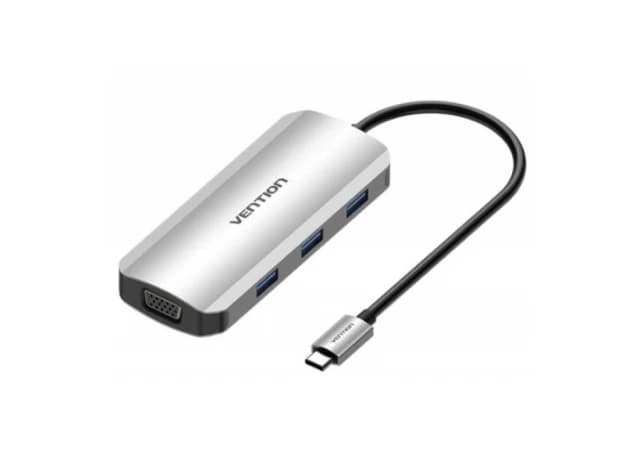 Docking station Vention TOIHB USB-C HDMI/VGA/3xUSB 3.0/PD 100W