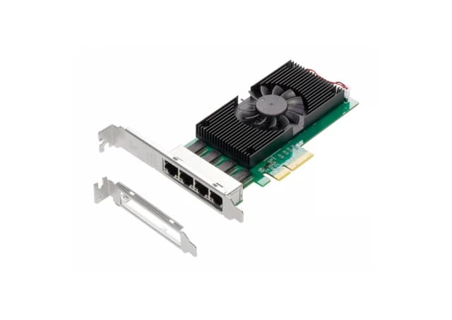 E-Green PCI-Express kontroler 4-port 2.5 Gigabit Ethernet (Intel I225)