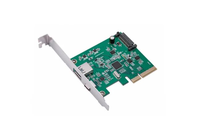 E-Green PCI-Express kontroler USB 3.1 Type-A+USB-C Host 