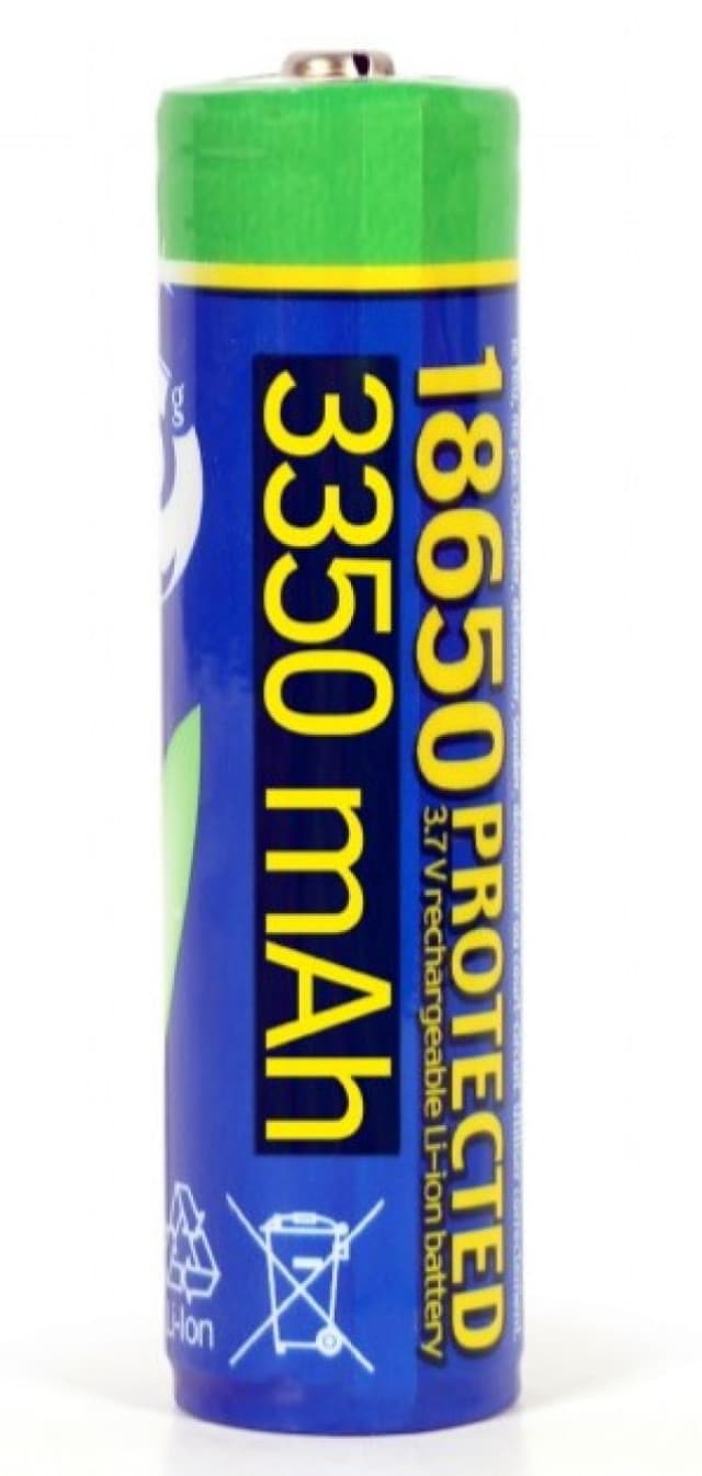 EG-BA-18650/3350 ENERGENIE Lithium-ion 18650 battery, protected, 3350 mAh 43227