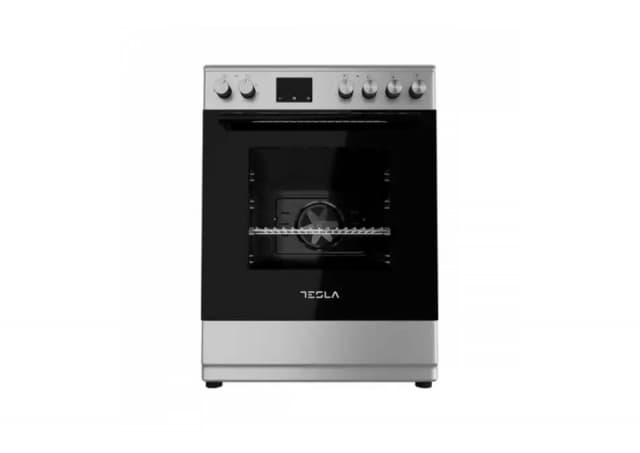 Šporet TESLA CV6400SX staklokeramika/A/56L/ventilator/83x60x60cm/inox