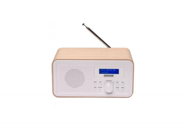 Denver dab-30 lightwood radio fm