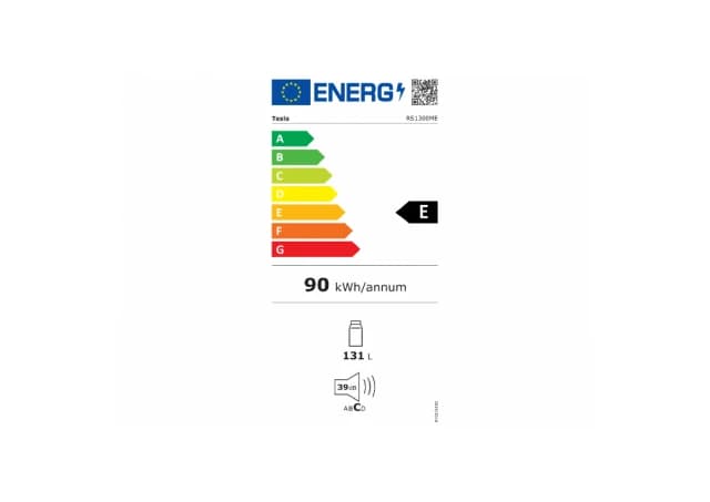 Frižider TESLA RS1300ME jedna vrata/rućno otapanje/E/130L/bela