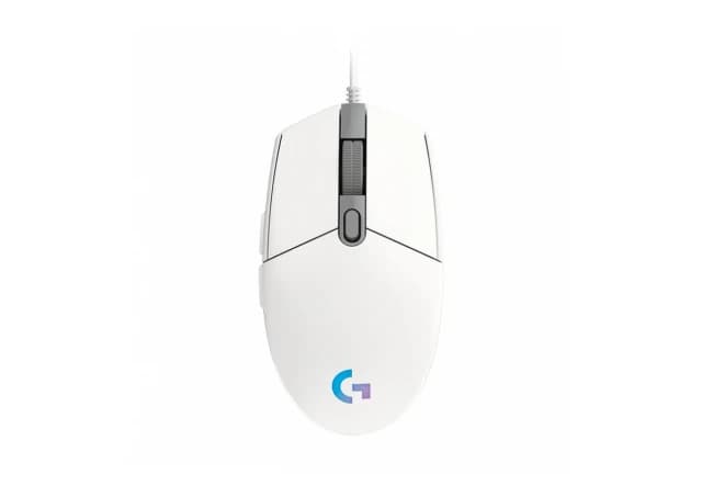 G102 Lightsync Gaming Mouse, White USB