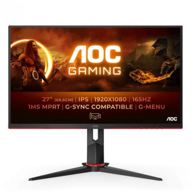 Monitor AOC 27G2SPU/BK 27 " - 1920 x 1080, IPS, 165 Hz 1 ms, DP HDMI VGA, Freesync