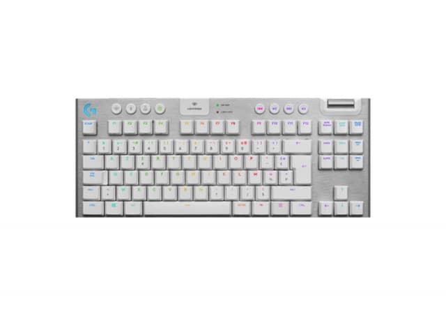 Bežična tastatura LOGITECH G915 TKL LIGHTSPEED GAMING - WHITE - US INT'L - TACTILE 920-009664