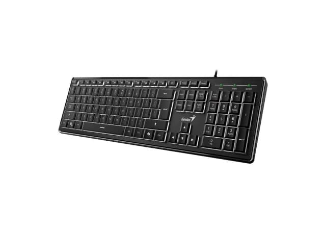 GENIUS SlimStar 820 Wireless USB US crna tastatura 