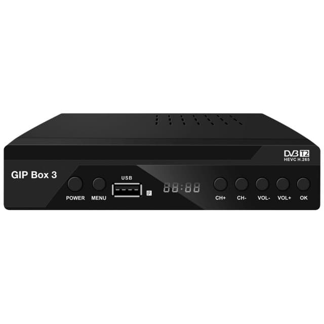 Golden Interstar Prijemnik zemaljski, DVB-T2, H.265, HDMI, SCART - GIP Box 3