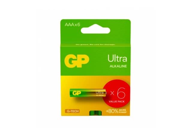 GP alkalne baterije AAA  GP-LR03/4+2BPnd