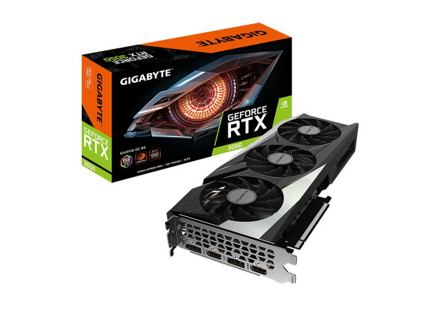 Grafička karta GIGABYTE RTX3050 GV-N3050GAMING OC-8GD 1.0 NVD/8GB/GDDR6/128bit/crna