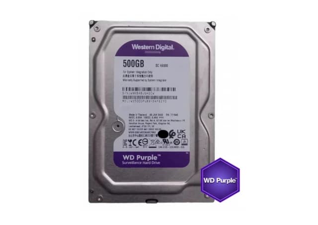 HDD 3.5 ** 500GB WD5000PURX WD Purple 24/7 5400RPM 16MB SATA3